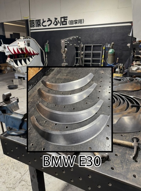 KOMPLET POSZERZEŃ BMW E30 COUPE/SEDAN/TOURING/CABRIO