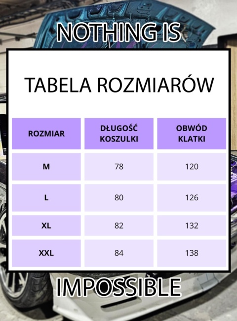 KOSZULKA oversize - Nothing is impossible