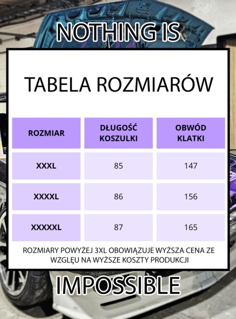 KOSZULKA oversize - Nothing is impossible